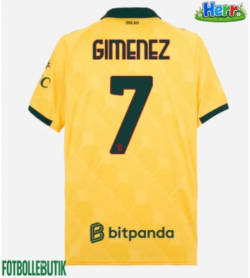 AC Milan Santiago Gimenez #7 Tredje Tröja 2025-26 Kortärmad